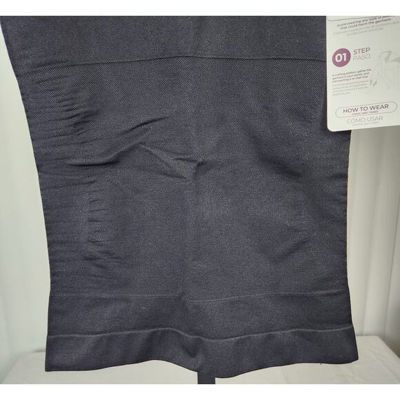 Curveez Incredibly Slimming Cami Tank Top in Black High Compression Size 2XL New - Picture 6 of 12